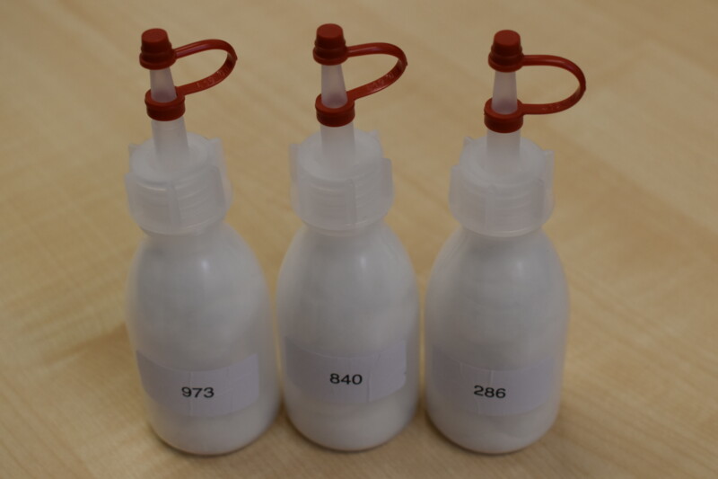 Riechfläschchen zum sensorischen Training von Aromastoffen<br>